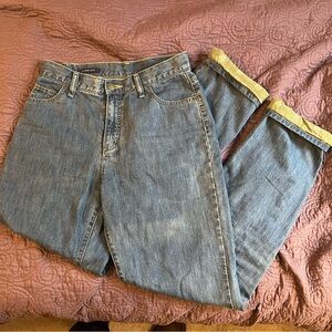 Lands' End Flannel-lined Jeans